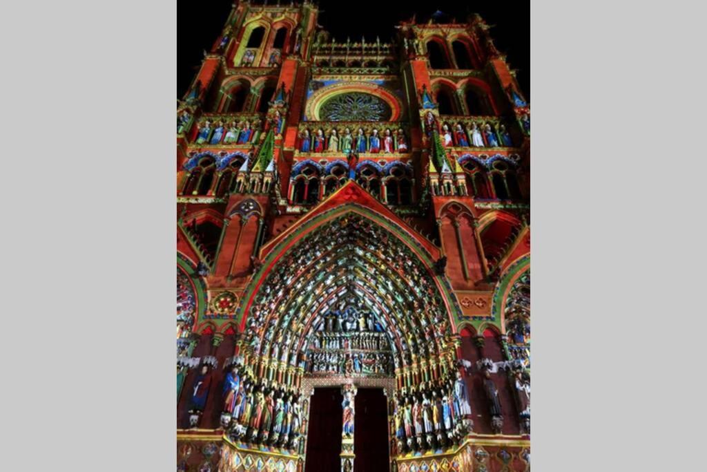 Maison Famille-Confort-Terrasse Jardin-Vue Cathedrale Amiens Luaran gambar